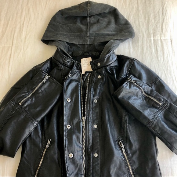 Free People Jackets & Blazers - Free People Vegan Leather Jacket